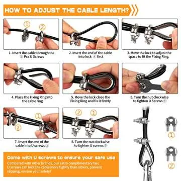 Pulley System Gym,Upgraded Pully Exercise Equipment,Weight Cable Pulley System Attachments for Lat Pull Down Machine,Tricep, Biceps,Back, Shoulder Workouts, Home Gym Equipment