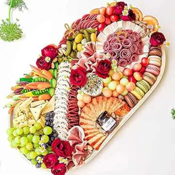 Charity Leaf Palm Leaf Trays for Events - Eco-Friendly & Compostable