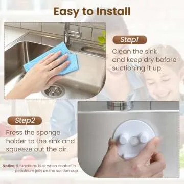 Stylish Sponge Holder for Kitchen and Bathroom Use