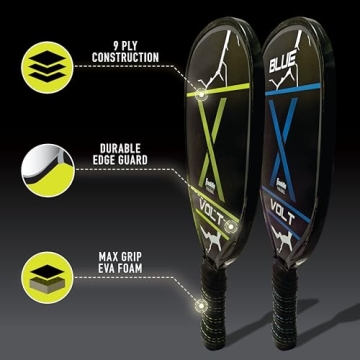 Franklin Sports Pickleball Paddle Set for Beginners - 2 Paddles