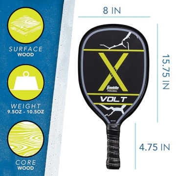 Franklin Sports Pickleball Paddle Set for Beginners - 2 Paddles