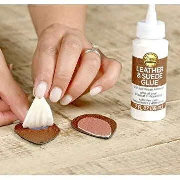 Aleene's Leather & Suede Glue - 4oz Crafting Adhesive