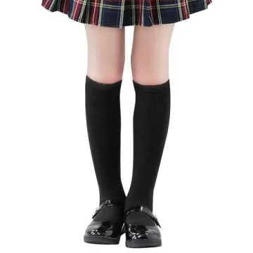 Durio Breathable Knee High Socks for Kids Ages 5-14