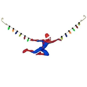 Hallmark Keepsake Christmas Ornament 2024, Marvel Spider-Man Holidays in Full Swing, Gifts for Marve...