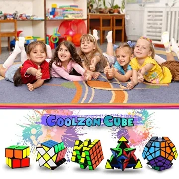 Speed Cube Set | 5-Piece Puzzle Cubes for All Ages