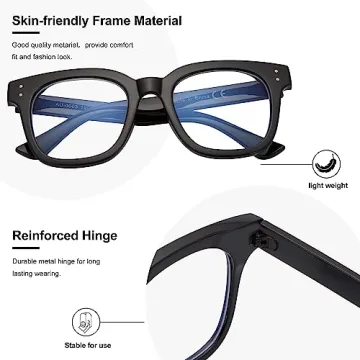 Madison Avenue Oversized Blue Light Blocking Glasses for Women