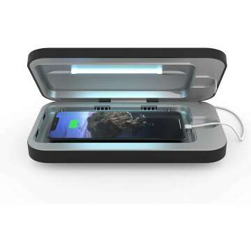 PhoneSoap 3: UV Cell Phone Sanitizer & Universal Charger Box