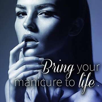 Seche Vive Instant Gel Effect Top Coat, Nail Polish for Manicure and Pedicure, 0.5 oz, 2-pack