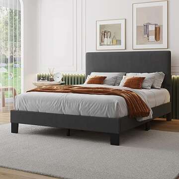 Stylish Lifezone Queen Bed Frame with Easy Assembly