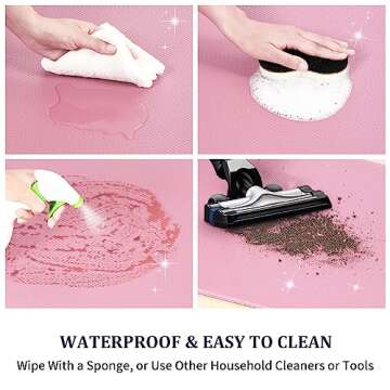 AUTODECO Anti-Fatigue Kitchen Mats Set - 17x29 & 17x59