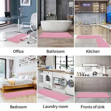 AUTODECO Anti-Fatigue Kitchen Mats Set - 17x29 & 17x59