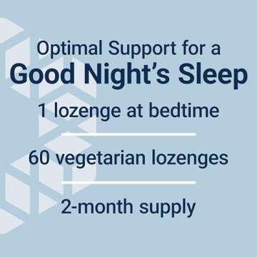 Life Extension Melatonin 3mg Chewable Lozenges for Sleep Support