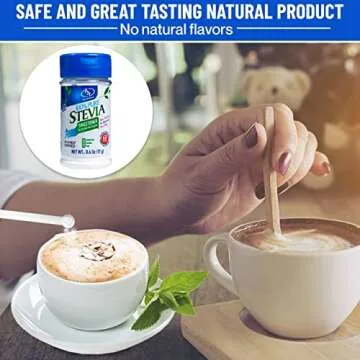 BSL 100% Pure Stevia Extract Powder Without Erythritol 0.6 Oz, No Artificial Sweetener, 620 Servings | Stevia No Erythritol | Zero Calorie & Keto Friendly, Pure Stevia Powder
