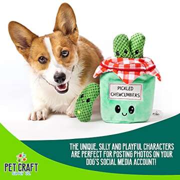 Interactive Plush Dog Toys - Hide and Seek Pickles