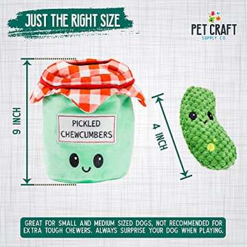 Interactive Plush Dog Toys - Hide and Seek Pickles