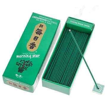 Morning Star Cedarwood Incense 200 Stick Pack for Relaxation