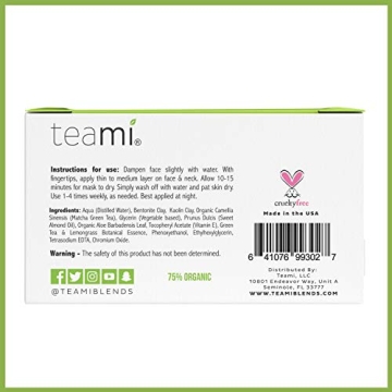 Teami Detox Face Mask for All Skin Types and Hydration
