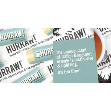 Hurraw! Coconut, Earl Grey, Mint Lip Balms, 3 Pack Bundle: Organic, Certified Vegan, Cruelty and Gluten Free. Non-GMO, 100% Natural Ingredients. Bee, Shea, Soy and Palm Free. Made in USA