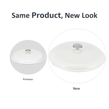 Buy the Amazon Basics Cast Iron Dutch Oven - 6 Quart, Durable & Versatile