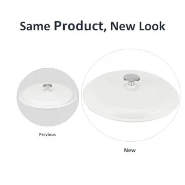 Buy the Amazon Basics Cast Iron Dutch Oven - 6 Quart, Durable & Versatile