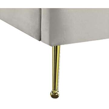 Stunning Velvet Upholstered Bed for Elegant Homes