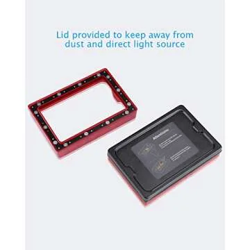 ELEGOO 2PCS Plastic Resin Tank Mars 3D Printer with 2 Lids and FEP Release Liner pre-Installed, Resin Vat for Mars, Compatible with Mars pro,Mars 2, Mars 2 pro, Photon, Photon S and Epax X1