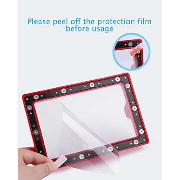 ELEGOO 2PCS Plastic Resin Tank Mars 3D Printer with 2 Lids and FEP Release Liner pre-Installed, Resin Vat for Mars, Compatible with Mars pro,Mars 2, Mars 2 pro, Photon, Photon S and Epax X1