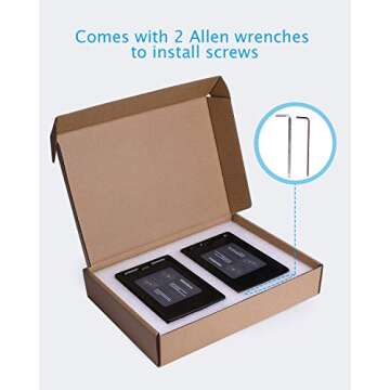 ELEGOO 2PCS Plastic Resin Tank Mars 3D Printer with 2 Lids and FEP Release Liner pre-Installed, Resin Vat for Mars, Compatible with Mars pro,Mars 2, Mars 2 pro, Photon, Photon S and Epax X1