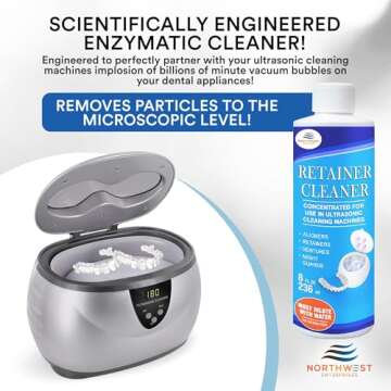 Ultrasonic Cleaner Solution for Retainers & Aligners