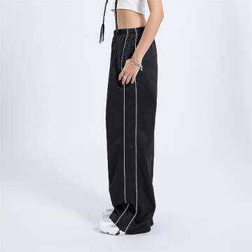 Miqil Women Baggy Parachute Pants - Trendy and Comfortable