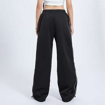 Miqil Women Baggy Parachute Pants - Trendy and Comfortable