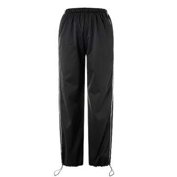 Miqil Women Baggy Parachute Pants - Trendy and Comfortable