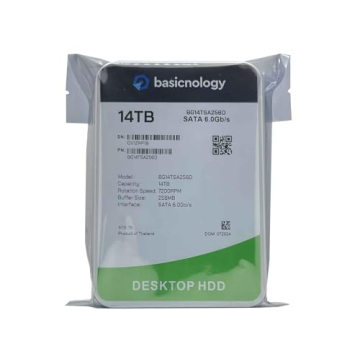 14TB 7200RPM Renewed Internal HDD with Warranty