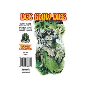 DCC Glow Dice - Chaotic Wizard for Tabletop Adventures