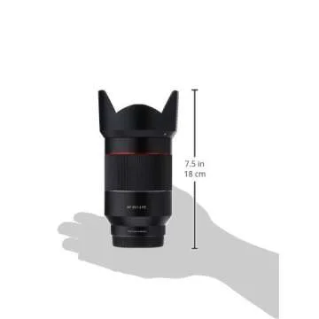 Samyang SYIO3514-E AF 35mm f/1.4 Auto Focus Wide Angle Full Frame Lens for Sony FE Mount, Black