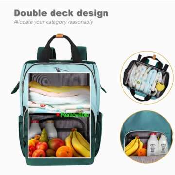 Hap Tim Large Baby Diaper Bag: Stylish & Functional Backpack