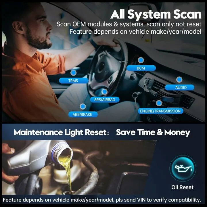 XTOOL Advancer AD20 Pro Wireless OBD2 Scanner
