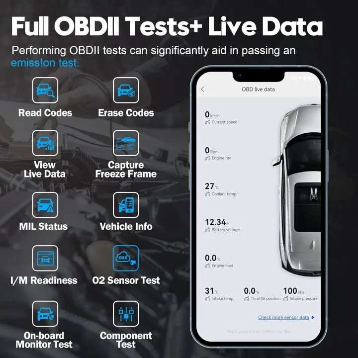 XTOOL Advancer AD20 Pro Wireless OBD2 Scanner