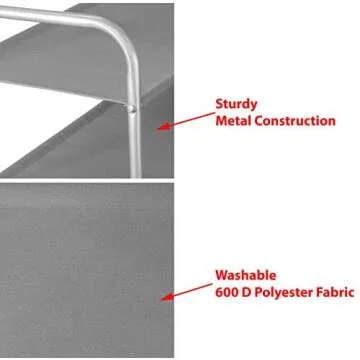 Simple Houseware 3-Tier Shoe Rack Organizer for All Shoes