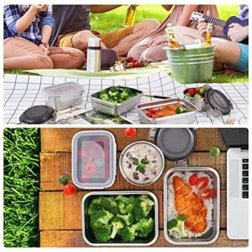 Cykorxicc Stainless Steel Food Storage Containers Set