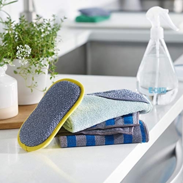 E-Cloth Kitchen Cleaning Kit Microfiber Magic Sparkling Surfaces