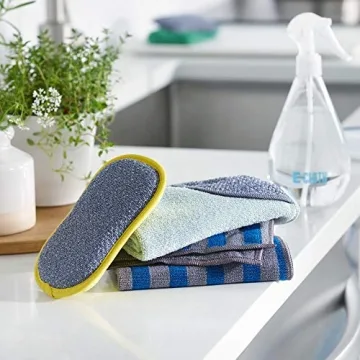 E-Cloth Kitchen Cleaning Kit Microfiber Magic Sparkling Surfaces