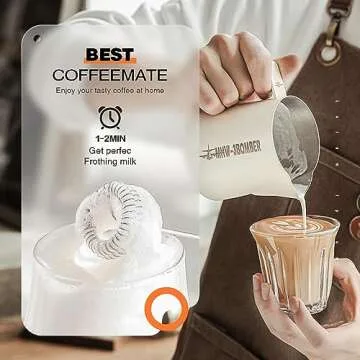 Milk Frother Rechargeable Handheld Electric Whisk Coffee Frother Mixer with 3 Stainless whisks 3 Speed Adjustable Foam Maker Blender for Coffee Matcha Latte Cappuccino Hot Chocolate（Black Red）