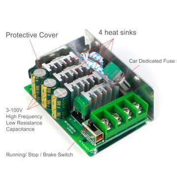 RioRand 7-70V PWM DC Motor Speed Controller Switch 30A