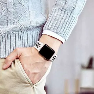 Lerobo 3 Pack Silicone Bands for Apple Watch - Unique Style