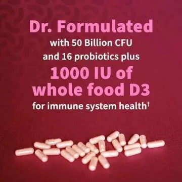 Garden of Life Dr. Formulated - Acidophilus Probiotic Supports Urinary Tract Health Digestive Balance - Gluten Dairy and Soy-Free, 60 Count