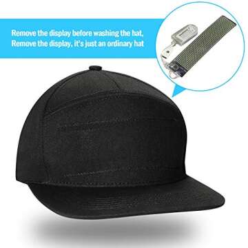 LIOVODE LED Hats - Customizable Bluetooth Party Caps