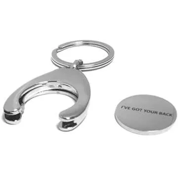 Elegant Mother's Day Keychain with Heartfelt Message