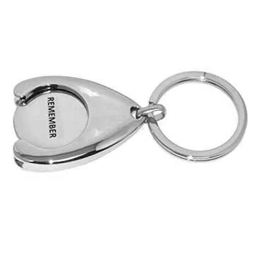 Elegant Mother's Day Keychain with Heartfelt Message