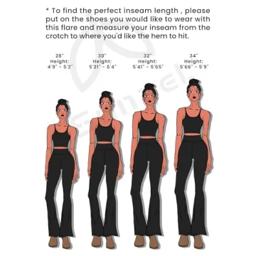 High Waist Mini Flared Leggings for Women - Charcoal Gray